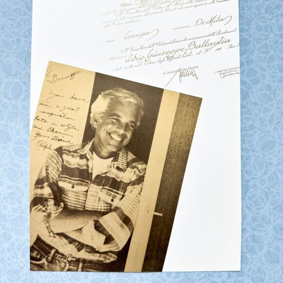 1990s Gold Book Ad • Ralph Lauren Photo • Foil Look Decor - Picture 5 of 8